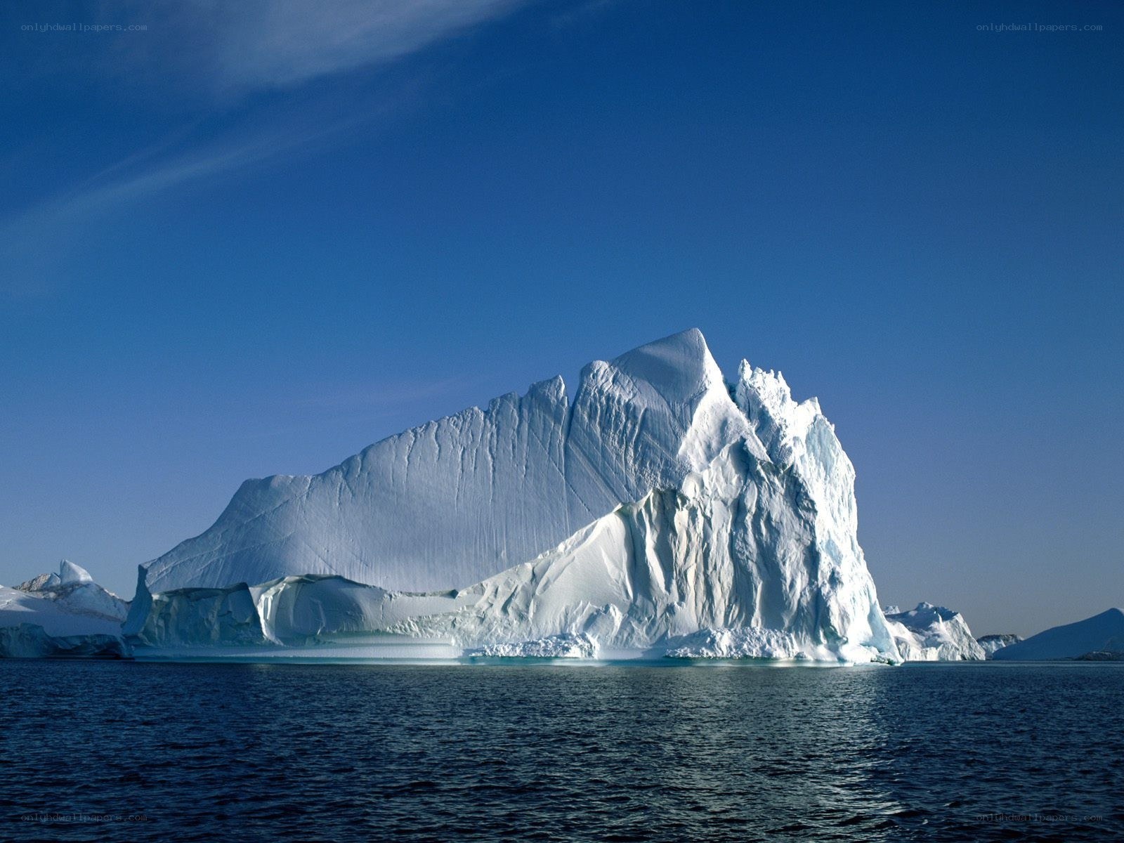 Large iceberg in calm waters