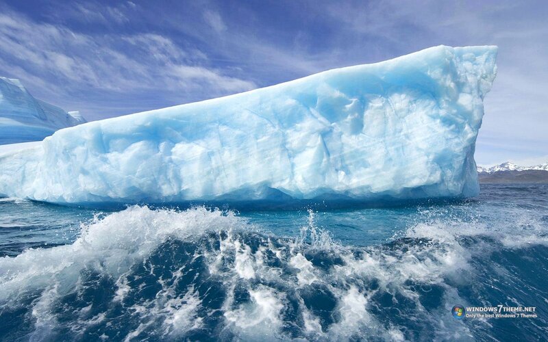 Large iceberg in ocean