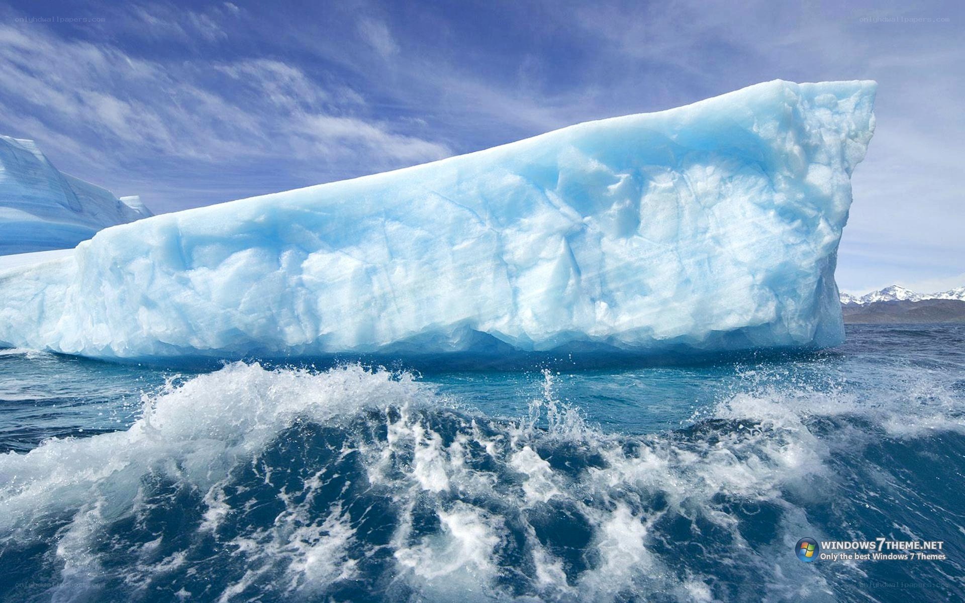 Large iceberg in ocean