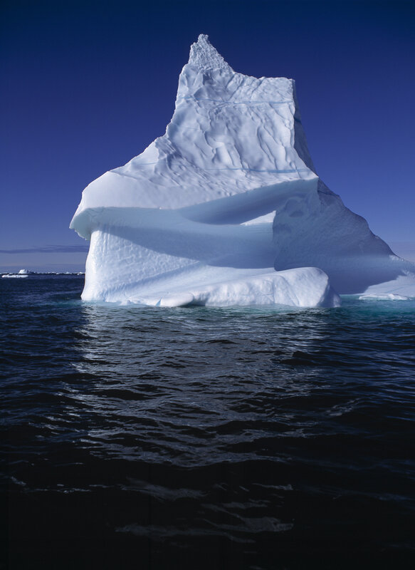 Large iceberg in open water