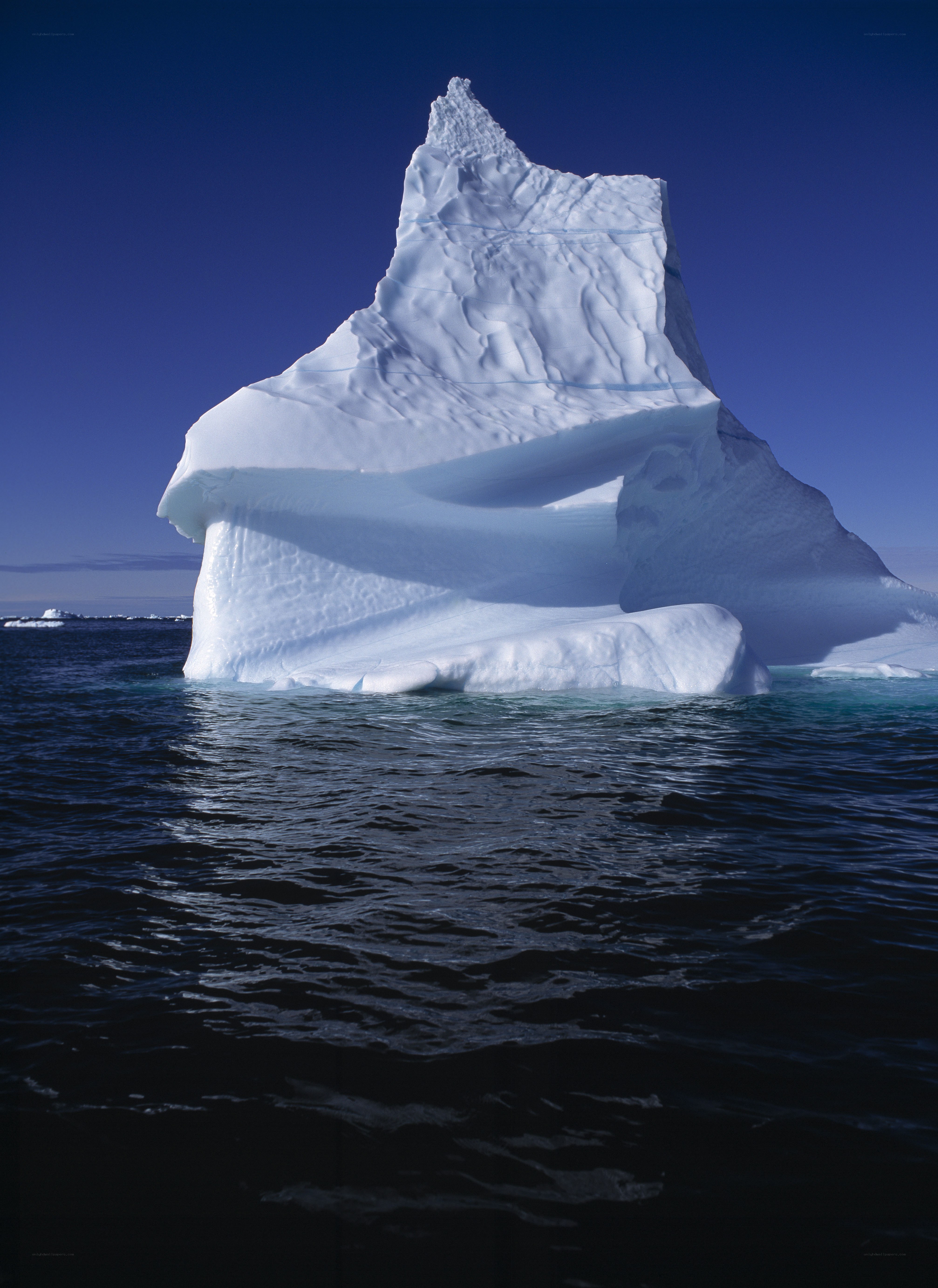 Large iceberg in open water