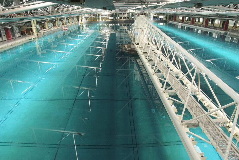 Large indoor swimming pool