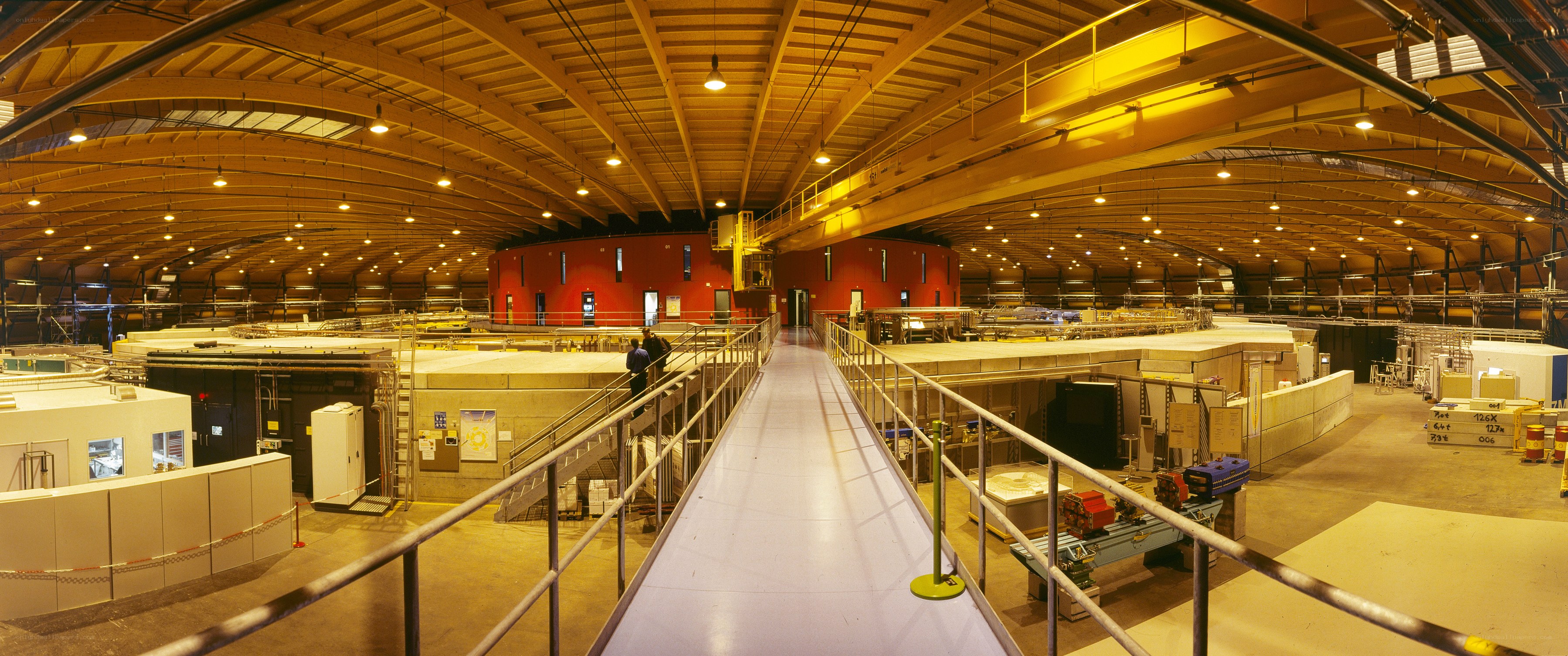 Large industrial facility interior