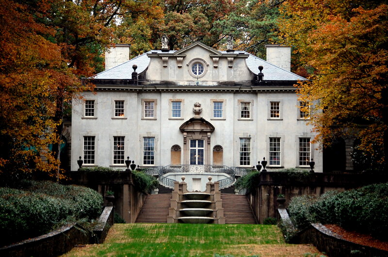Large Mansion with Fountain