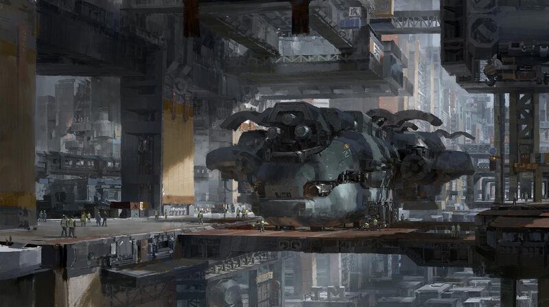Large Mech in Factory