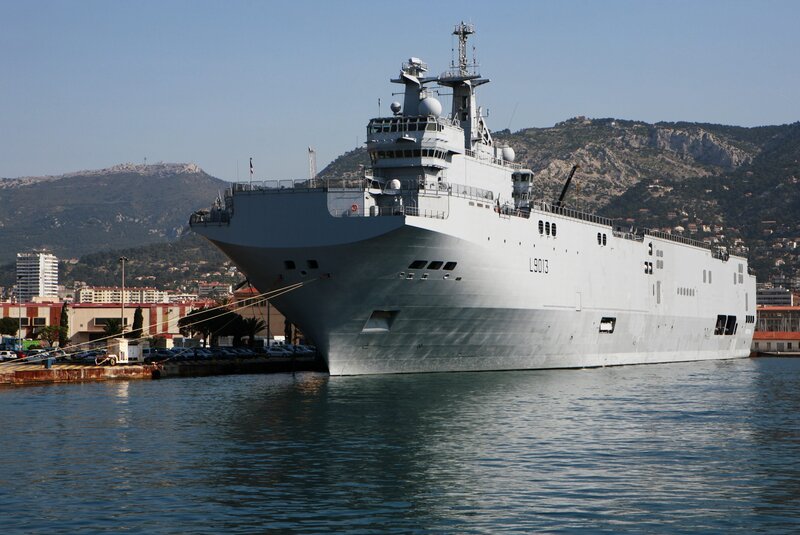 Large Military Ship — Gray