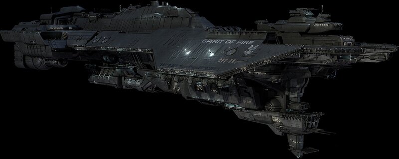 Large Military Spaceship