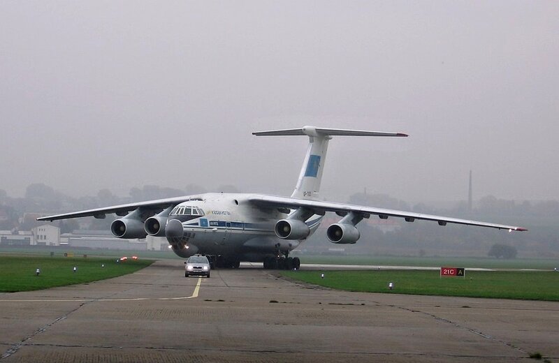 Large Military Transport Plane — Gray