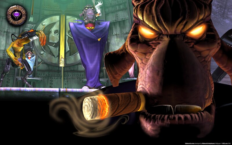 Large Monster Smoking Cigar