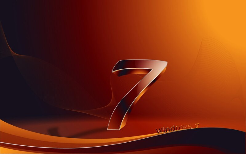 Large Number Seven — Orange, Dramatic