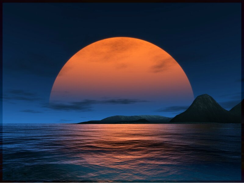 Large Orange Star