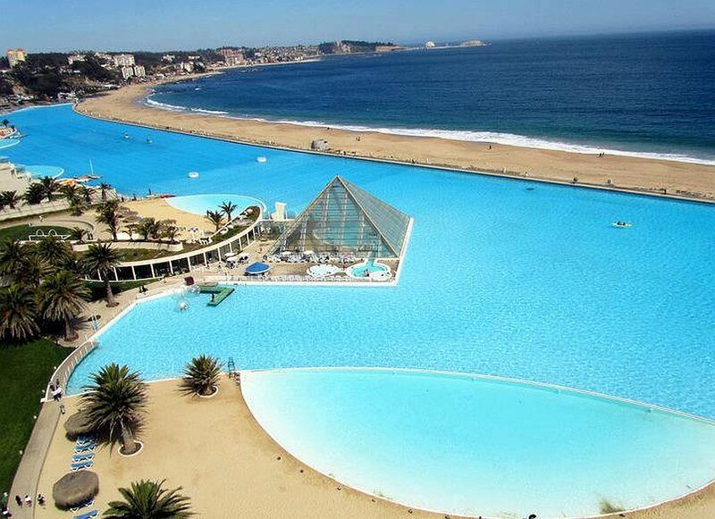 Large Outdoor Swimming Pool