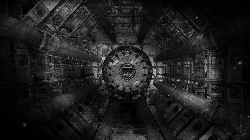 large particle accelerator tunnel