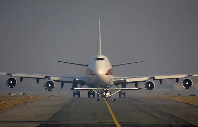 Large Passenger Airplane — Gray