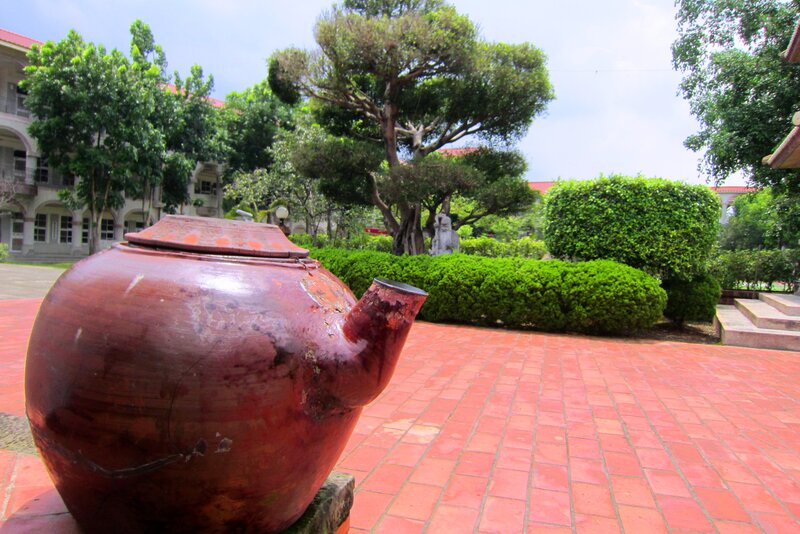 Large Red Ceramic Teapot