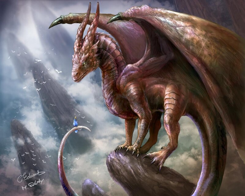 Large Red Dragon