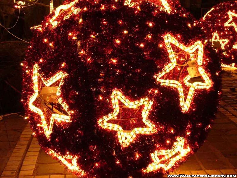 Large Red Holiday Decoration