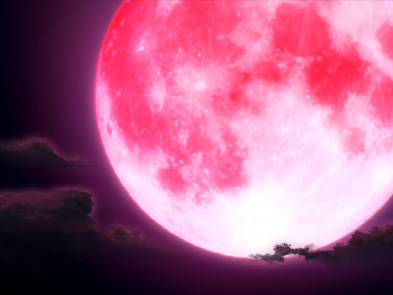 Large Red Moon