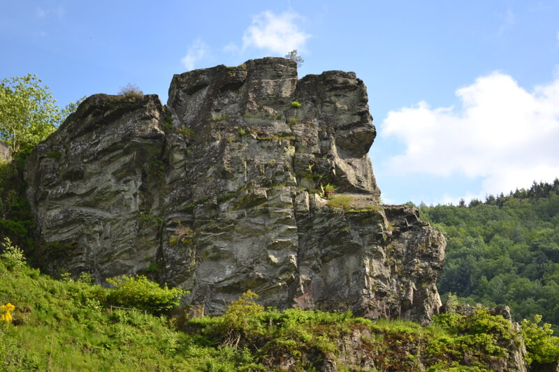 Large Rock Formation — Green, Serene