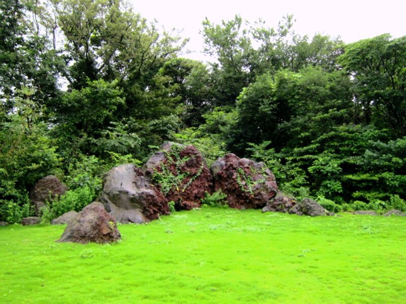Large Rocks in Grass