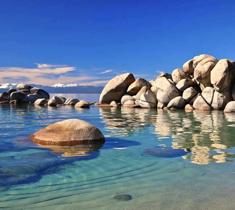 Large Rocks in Lake