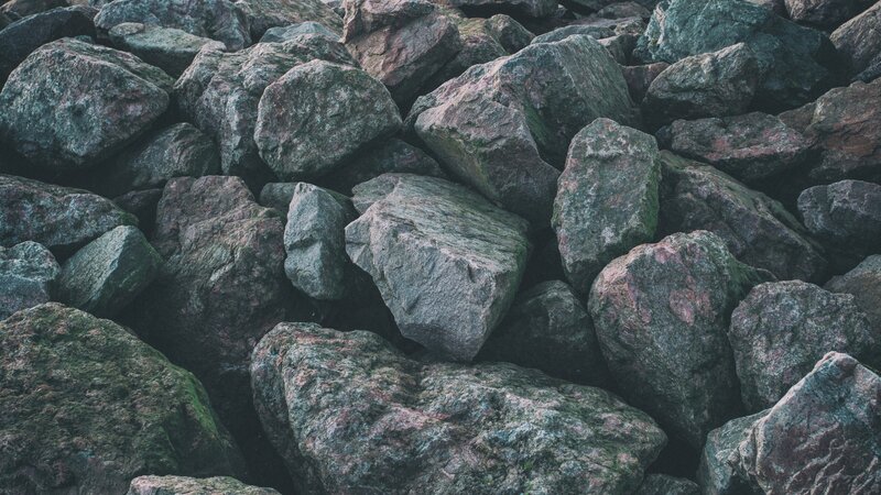 Large Rocks Piled Together
