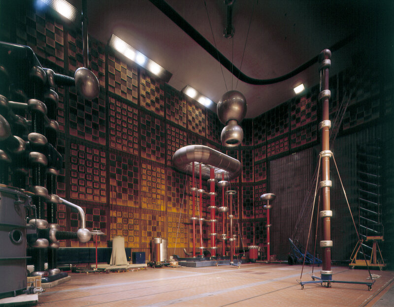 Large-scale electrical testing facility