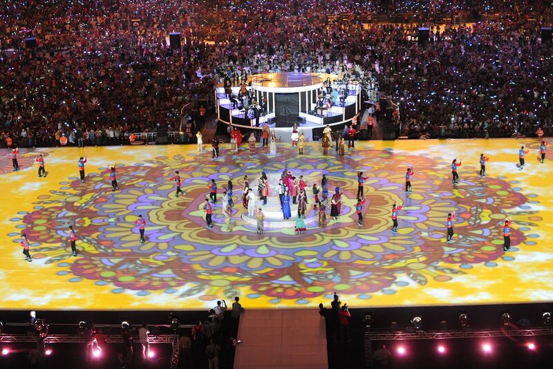 Large-scale stage performance