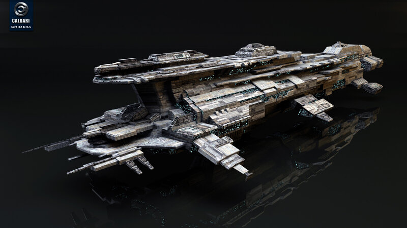 Large Sci-fi Spaceship — Gray
