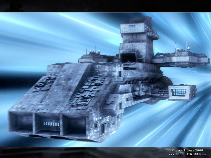 Large Sci-fi Spaceship