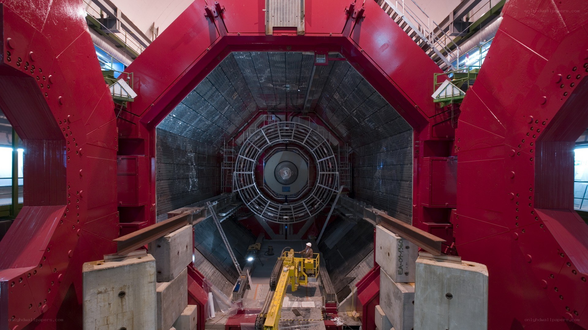 Large scientific instrument tunnel