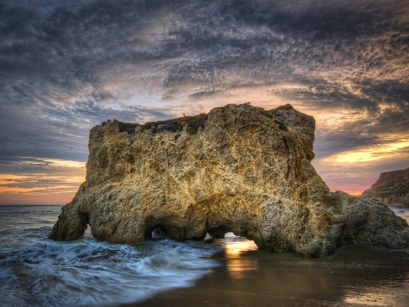 Large Sea Arch Rock