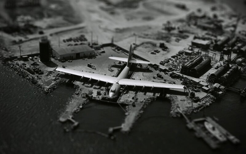 Large Seaplane at Dock