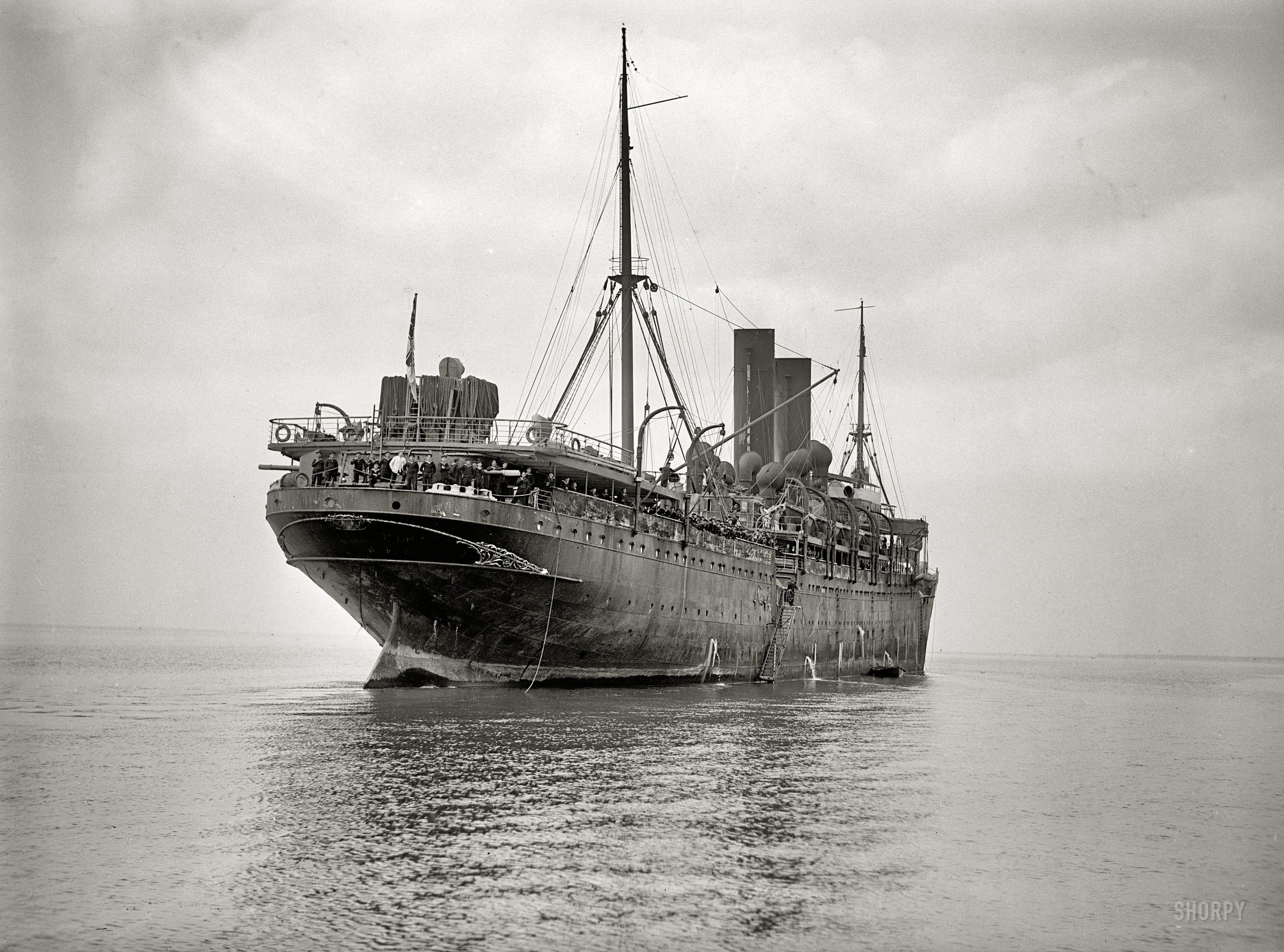 Large ship at sea