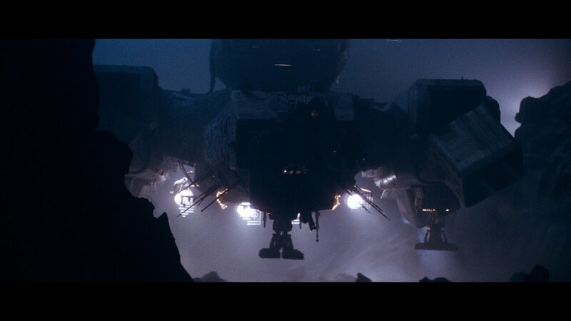 Large Spacecraft in Fog