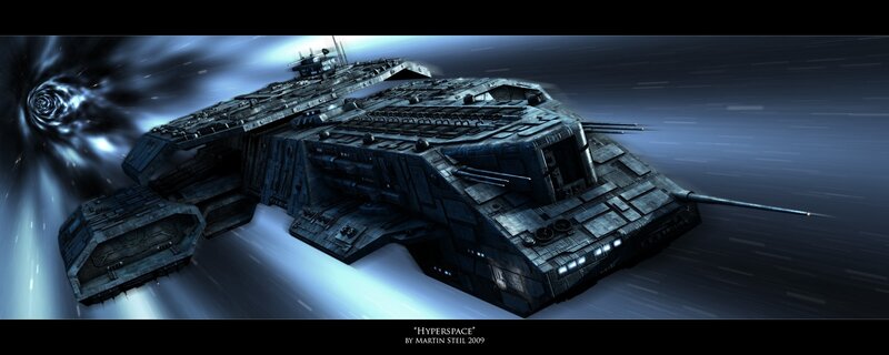 Large Spaceship in Hyperspace