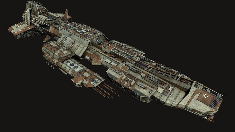 Large Spaceship Model