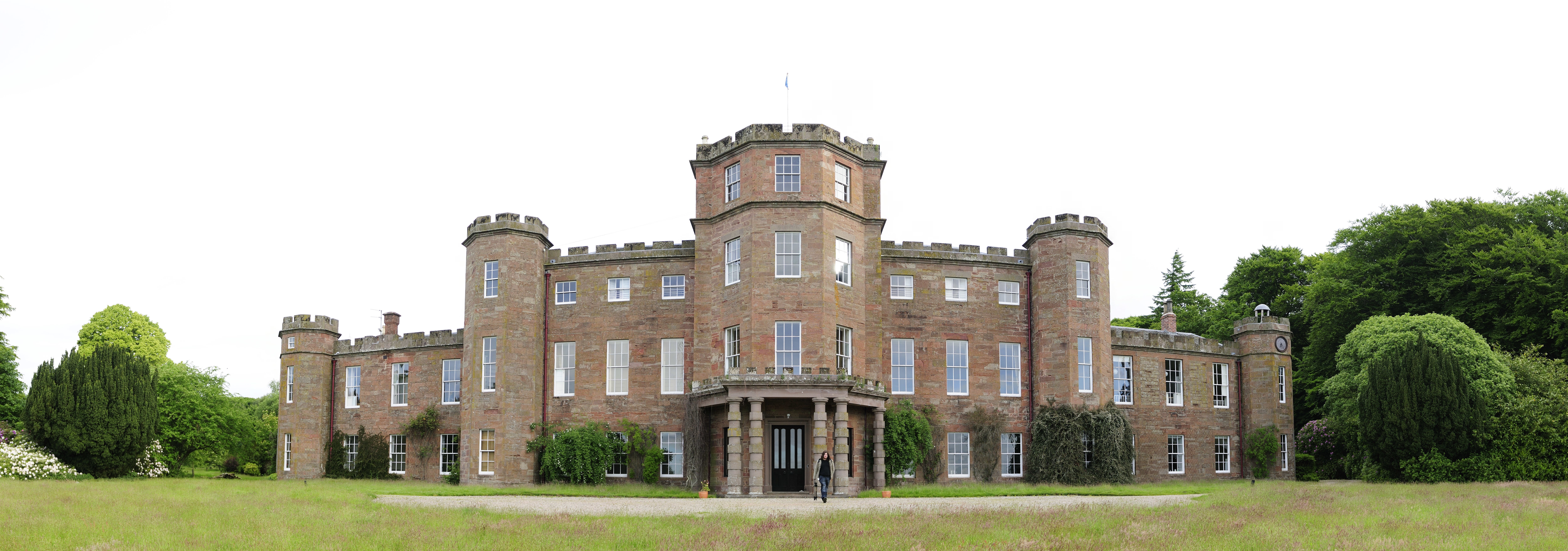 large stone castle building