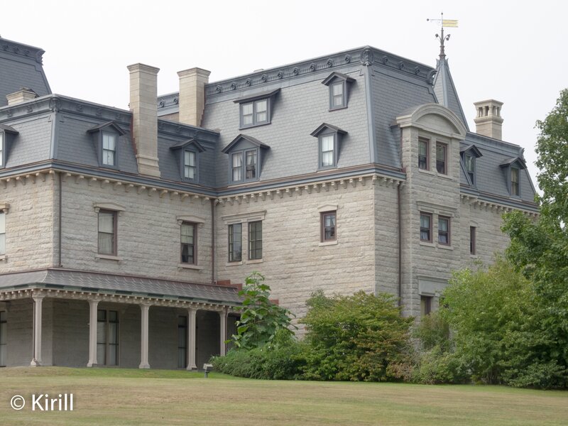 Large Stone Mansion — Gray