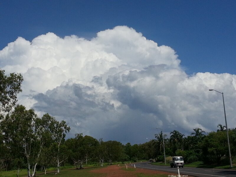 Large Storm Cloud — Blue