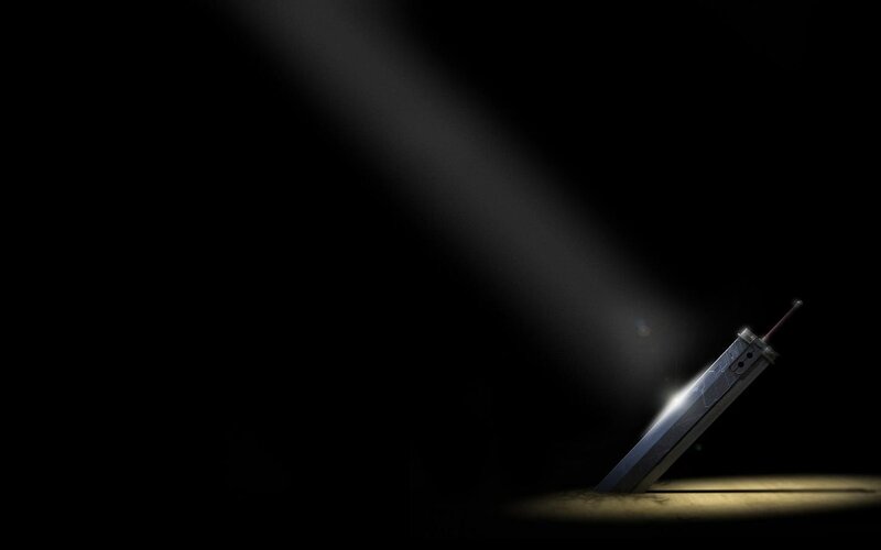 Large Sword in Spotlight
