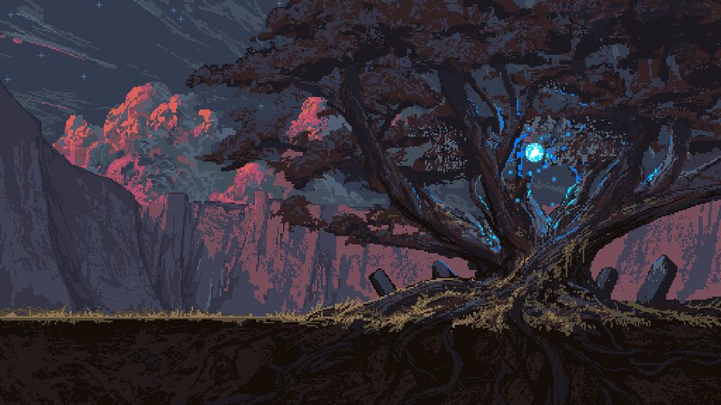 Large Tree with Glowing Orb