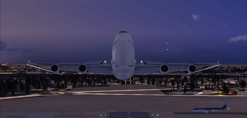 Large White Airplane