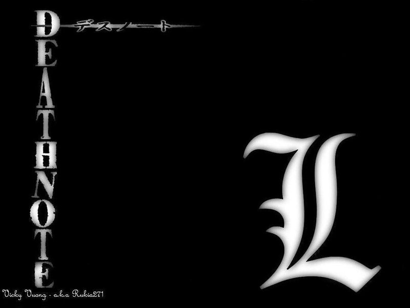 Large White Letter L