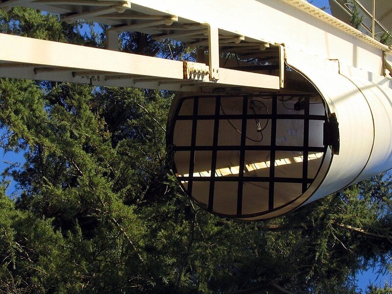 large white pipe structure