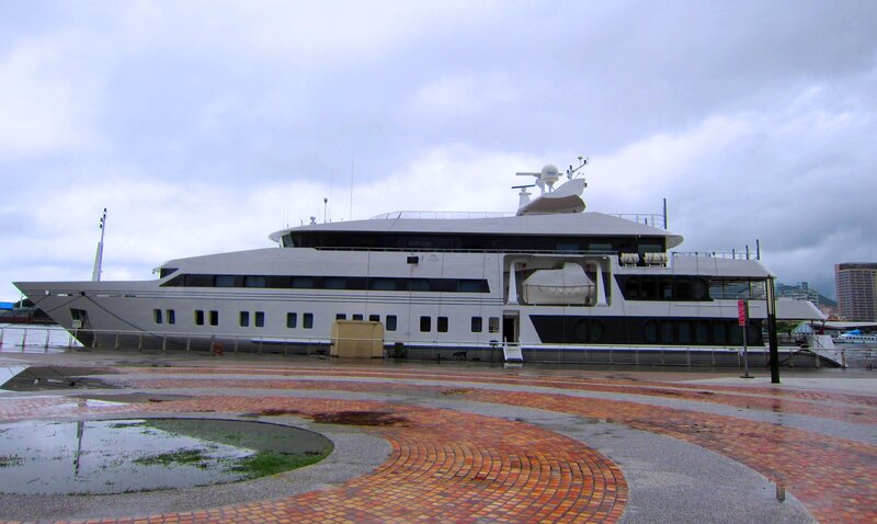Large White Yacht