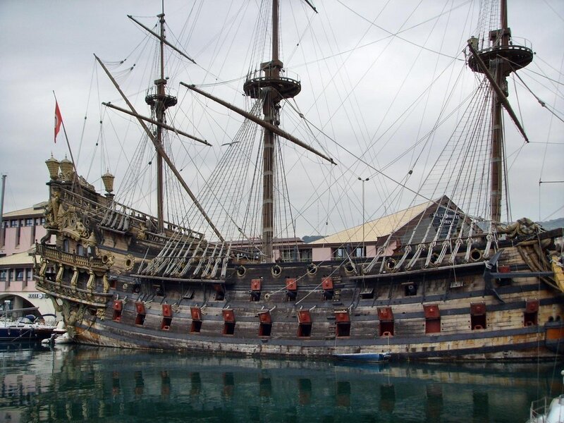 Large Wooden Ship