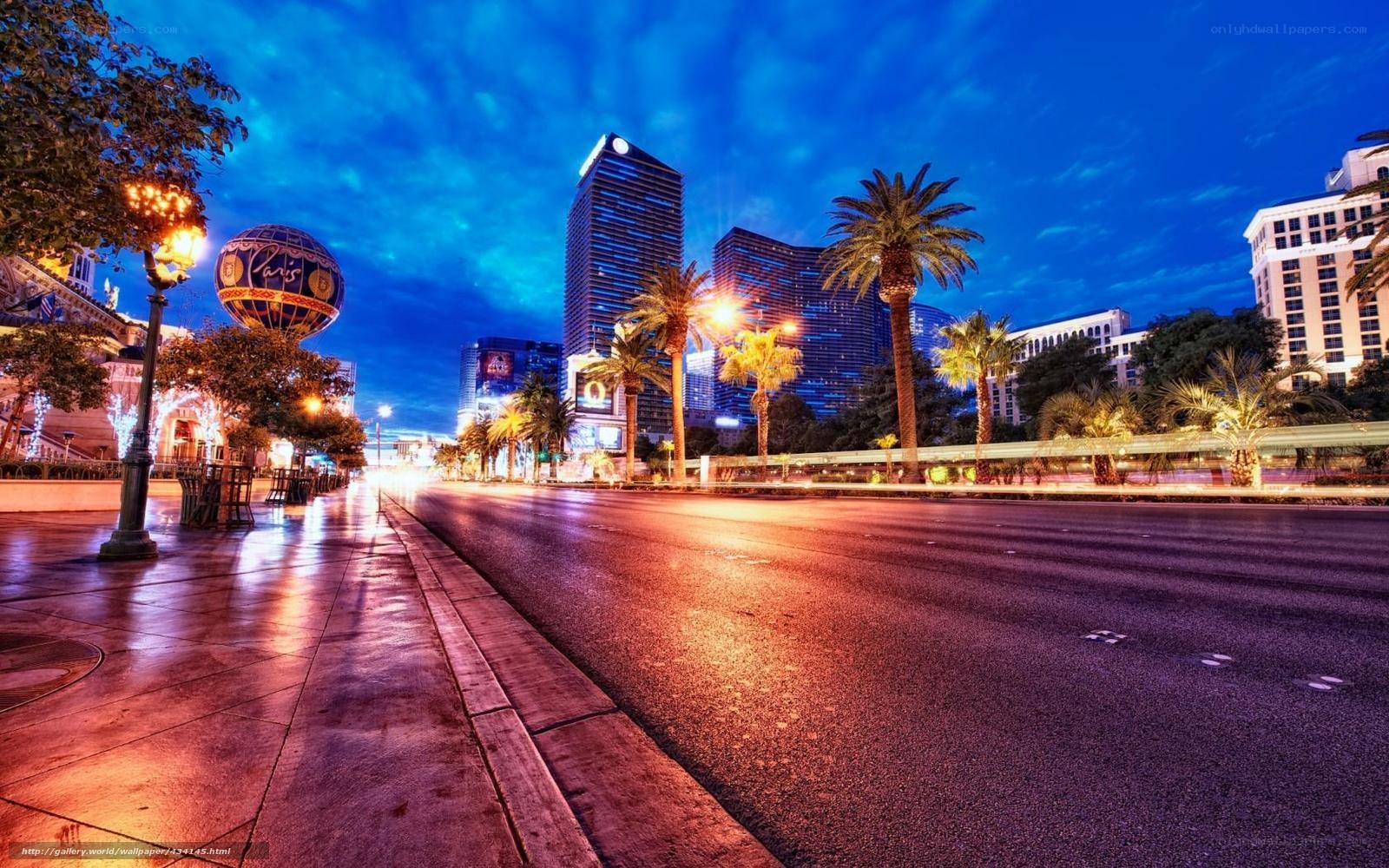 Las Vegas at dusk