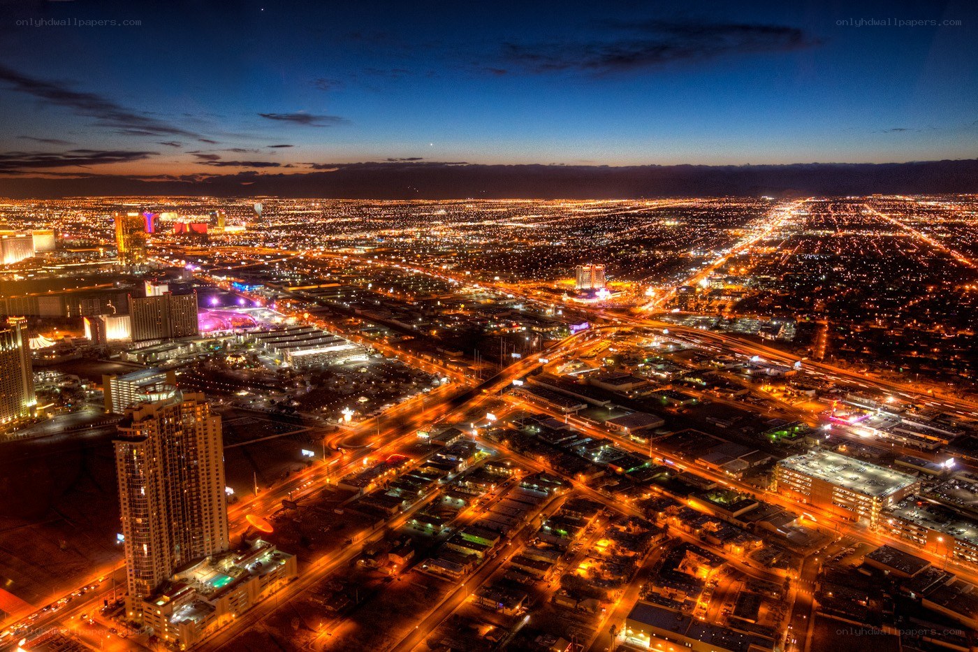 Las Vegas at night