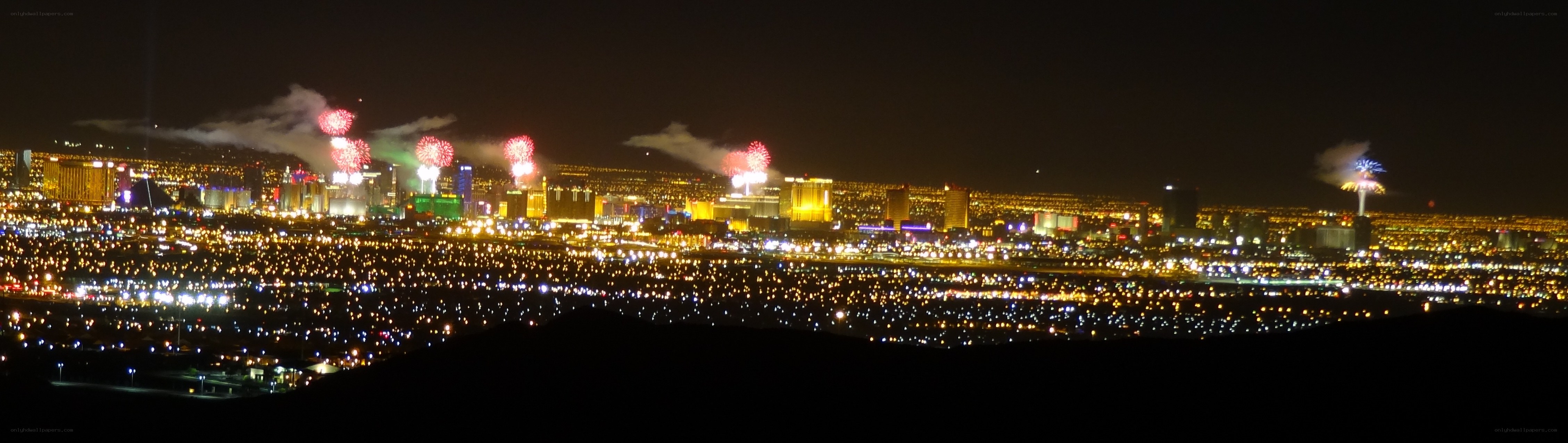 Las Vegas fireworks display
